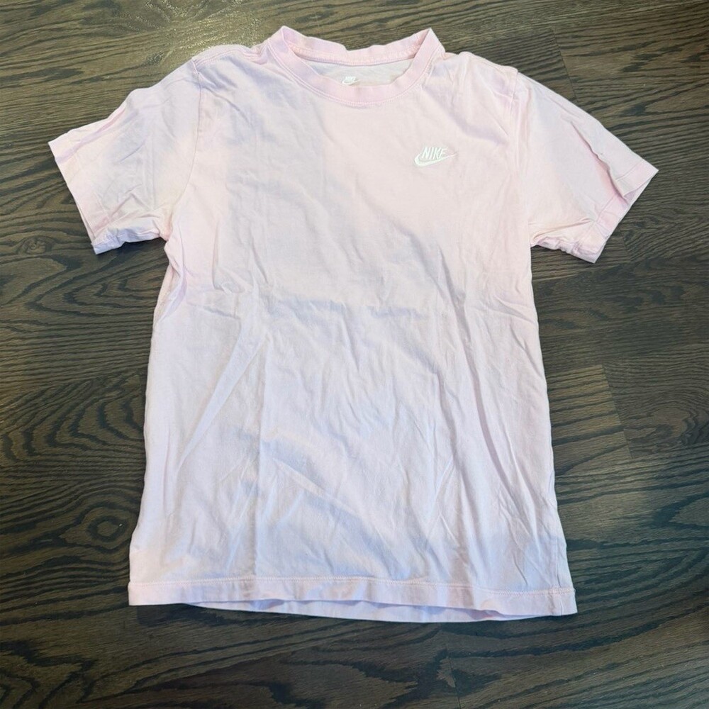 Nike The Nike Tee Men's T-Shirt Size S Pink Foam Short Sleeve Crew Neck